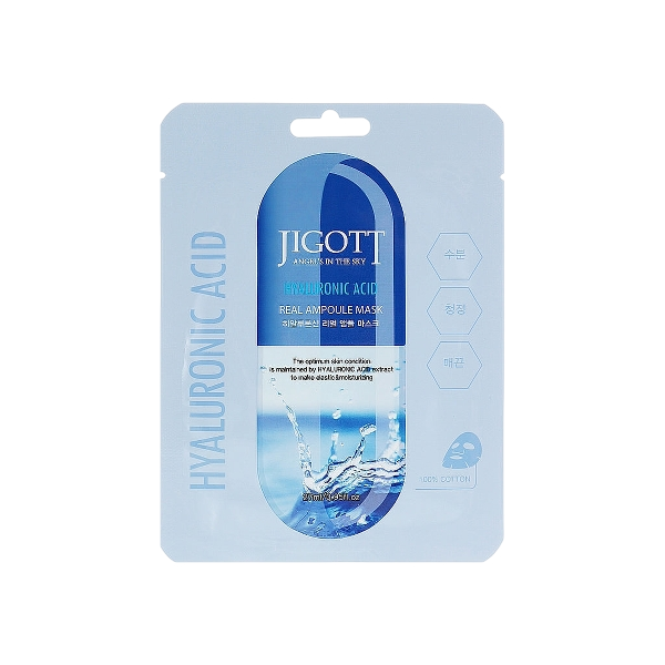 Jigott Hyaluronic Acid Real Ampoule Mask